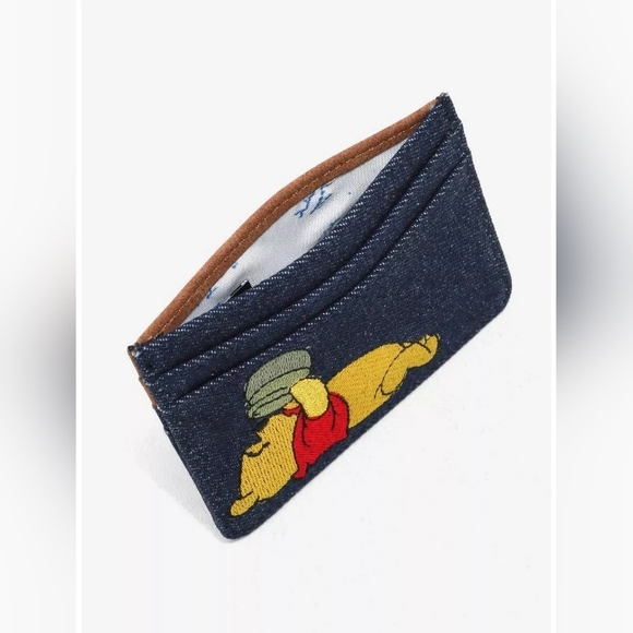 Disney Her Universe Denim Winnie the Pooh Card Holder Wallet - Picture 3 of 6